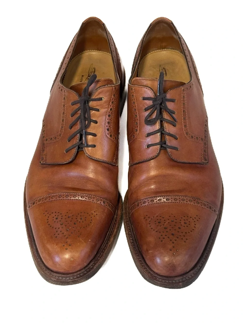 Santoni Captoe Lace Up Brogue Oxford